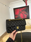 Bag Black caviar leather